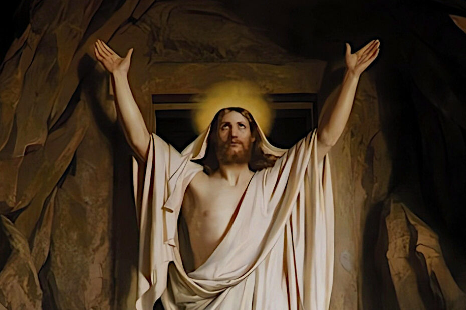 Il dipinto di oggi è: “La Resurrezione” di Carl Heinrich Bloch, 1881, Brigham Young University Museum of Art