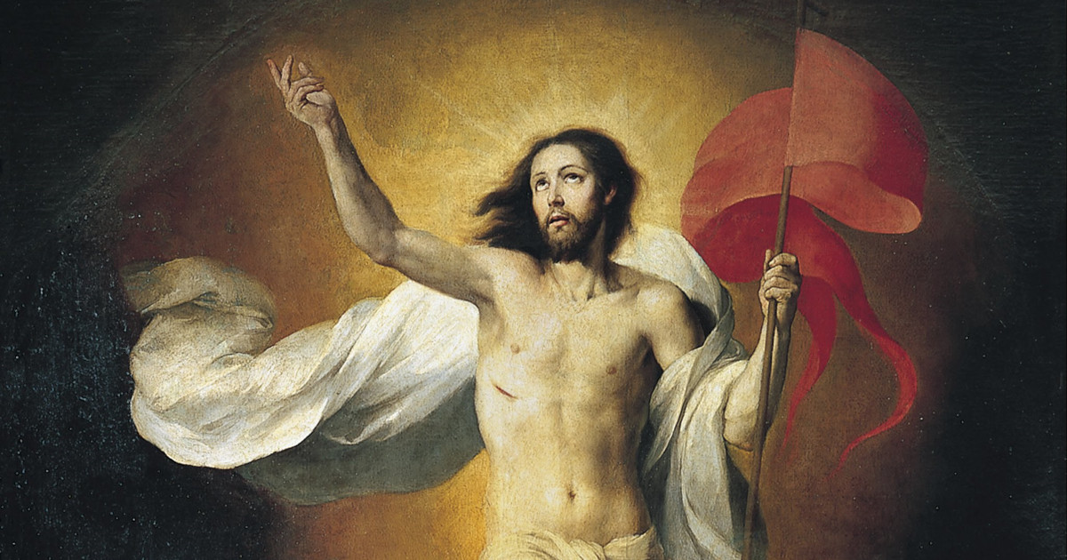 Bartolomé Esteban Murillo, Resurrezione di Cristo, 1650-1660, olio su tela, cm 243×164, Real Academia de Bellas Artes de San Fernando, Madrid.
